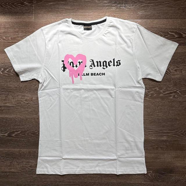 Palm Angels Men's T-shirt - White - M on Productcaster.