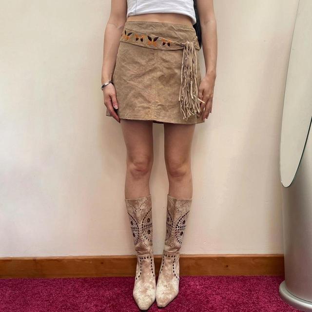 Miss Selfridge Women's Festival Skirt - Tan - UK 10 on Productcaster.