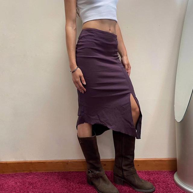 Vintage Women's Festival Skirt - Purple - UK 6 on Productcaster.