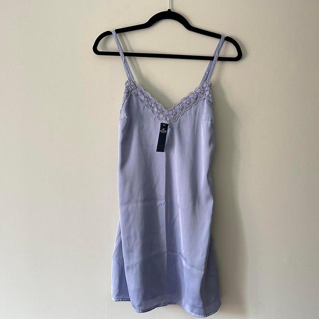 Hollister Co. Women's Slip Dress - Purple/Blue - XS on Productcaster.