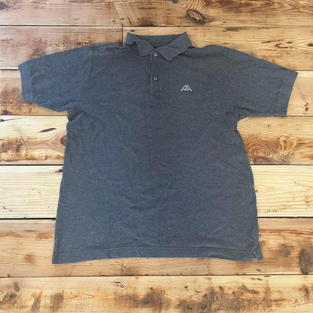 Kappa Men's Polo shirt - Grey/White - M on Productcaster.