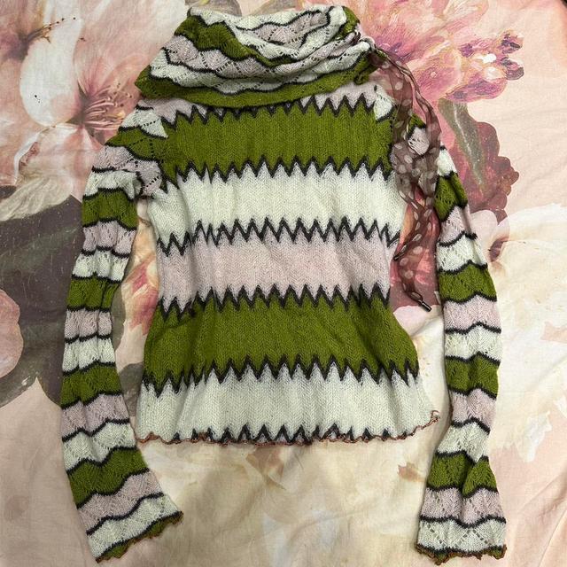 Miss Sixty Women's Jumper - Multi/Green - XS on Productcaster.