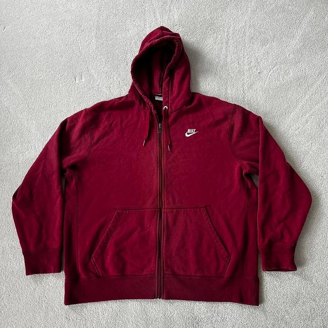 Nike Men's Hoodie - Red - XXL on Productcaster.