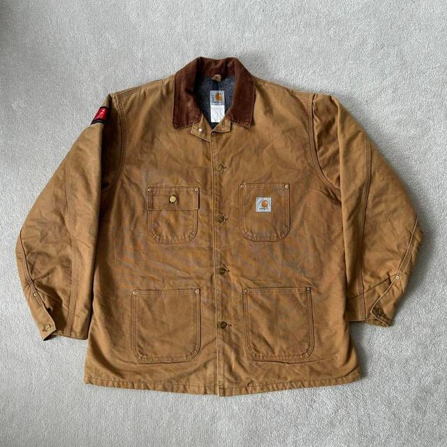 Carhartt Men's Jacket - Tan/Brown - XL on Productcaster.