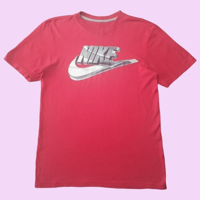 Nike Men's T-shirt - Red - S on Productcaster.