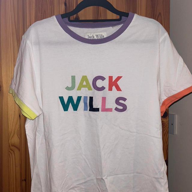 Jack Wills Women's T-shirt - Multi - 16 on Productcaster.