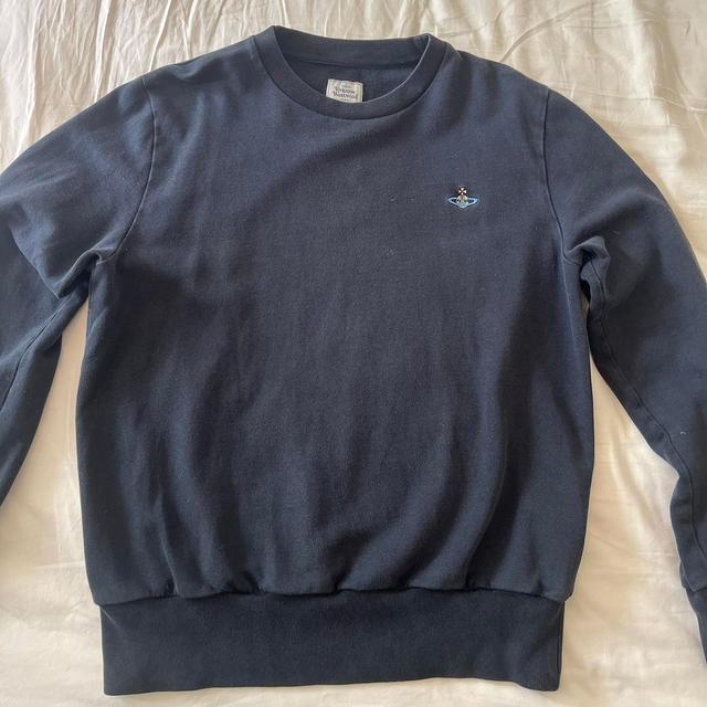 Vivienne Westwood Men's Jumper - Navy - M on Productcaster.