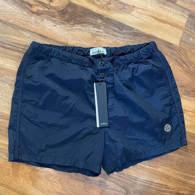 Stone Island Men's Shorts - Navy - XXL on Productcaster.