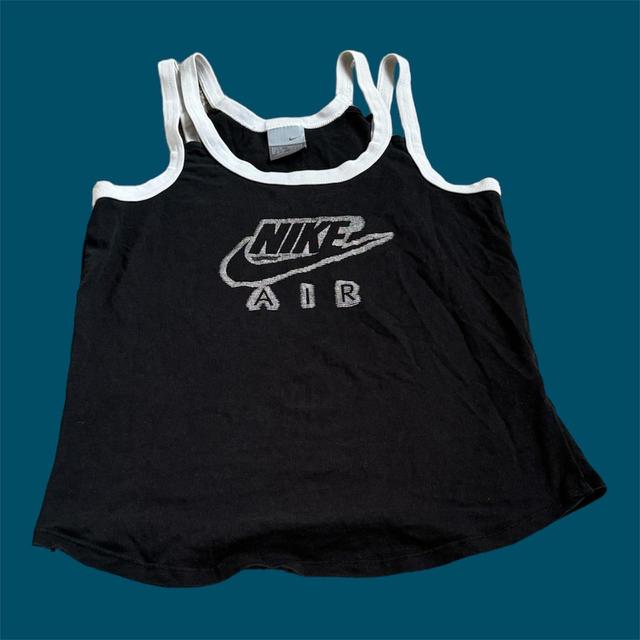 Nike Women's Vest - Black/White - M on Productcaster.