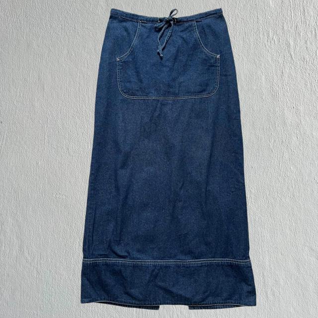 Etam Women's Denim Skirt - Blue/Navy - UK 10 on Productcaster.