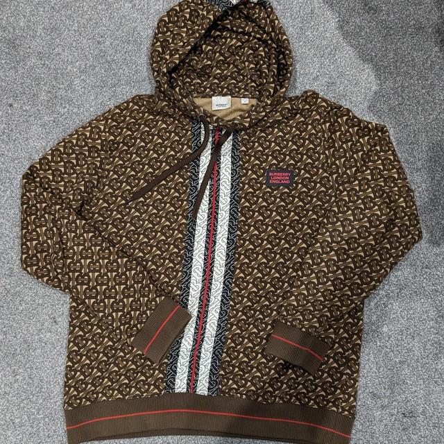 Burberry Men's Hoodie - Brown - M on Productcaster.