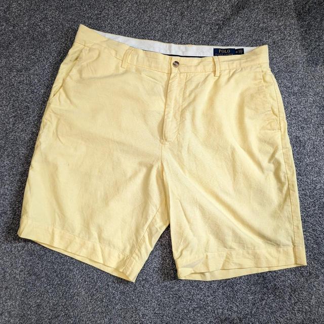 Polo Ralph Lauren Men's Shorts - Yellow - 35" on Productcaster.