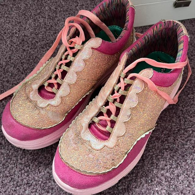 Irregular Choice Women's Trainers - Pink - UK 7 on Productcaster.