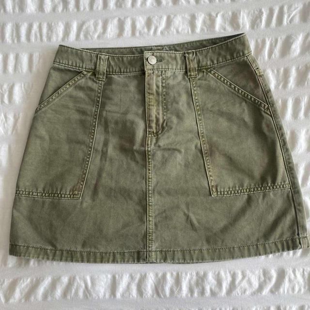 F&F Women's Festival Skirt - Khaki/Green - UK 10 on Productcaster.