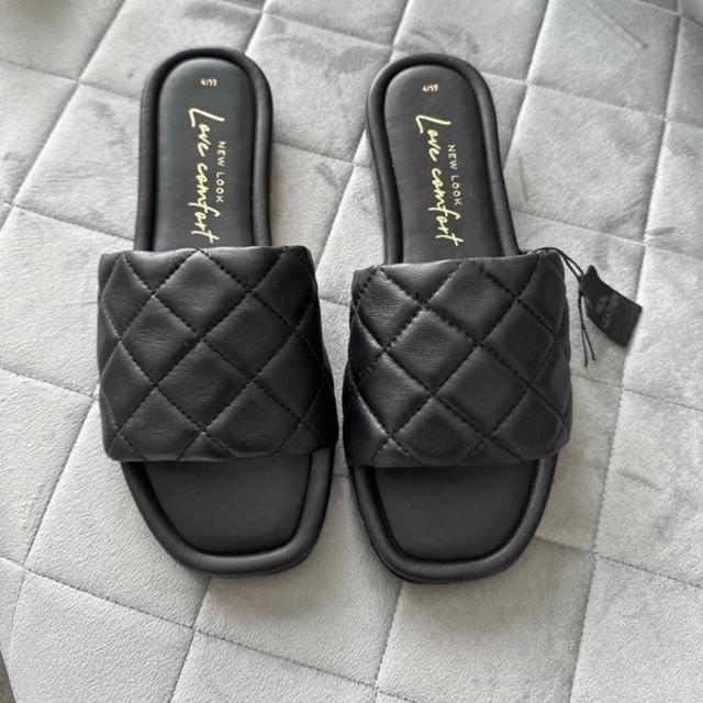 New Look Women's Slides - Black - UK 4 on Productcaster.