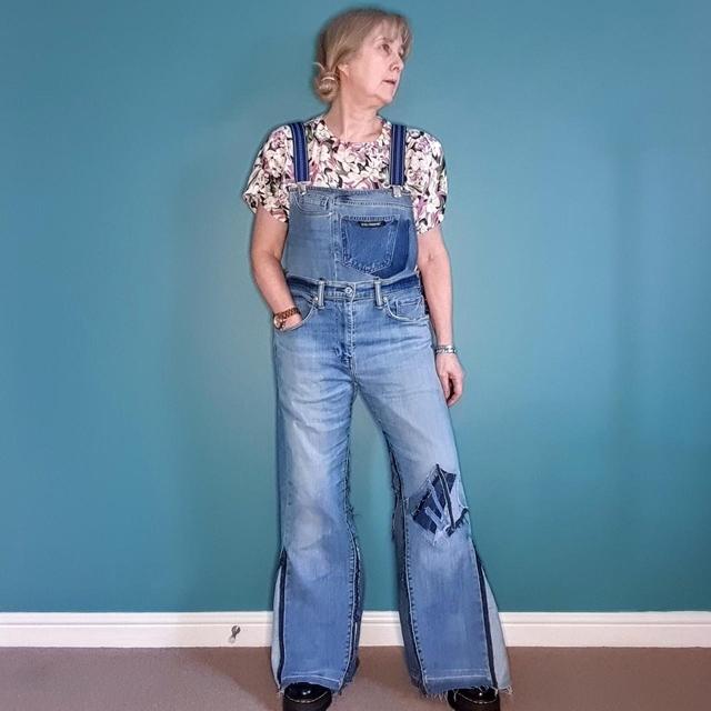 Levi's Women's Dungarees - Blue - UK 12 on Productcaster.