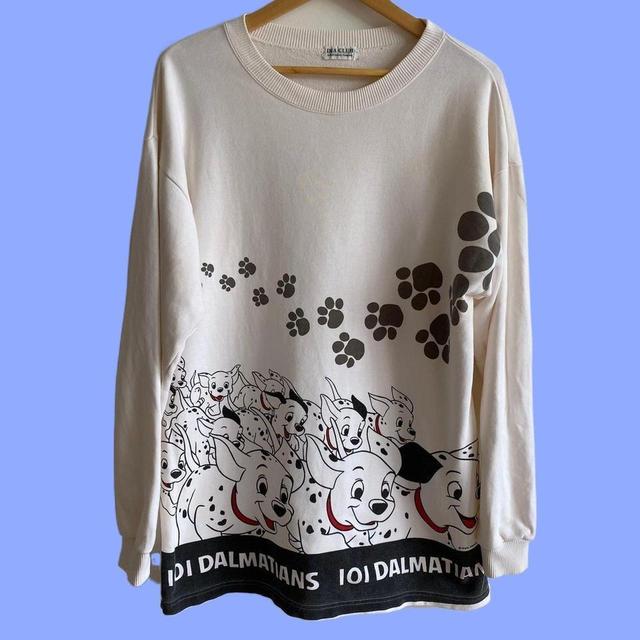 Disney Women's Sweatshirt - White/Red - M on Productcaster.