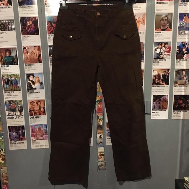 Cider Women's Straight leg Jeans - Brown - M on Productcaster.