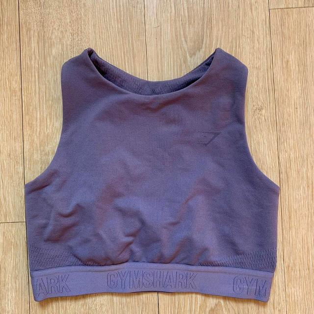 Gymshark Women's Crop top - Purple - XS on Productcaster.