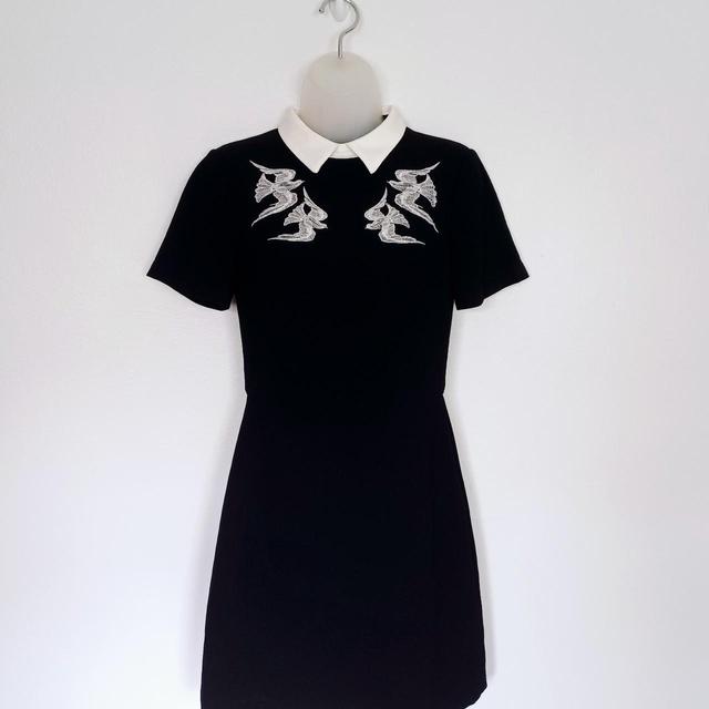 Oasis Women's Shirt Dress - Black/White - 8 on Productcaster.