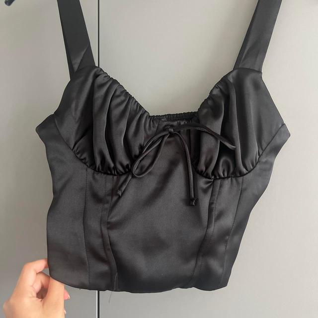 Bershka Women's Crop top - Black - XS on Productcaster.