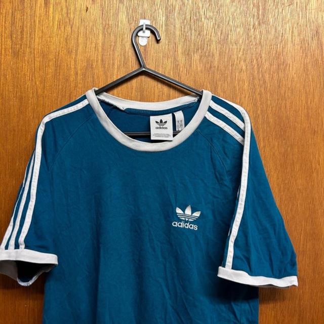 Adidas Originals Men's T-shirt - Blue - M on Productcaster.