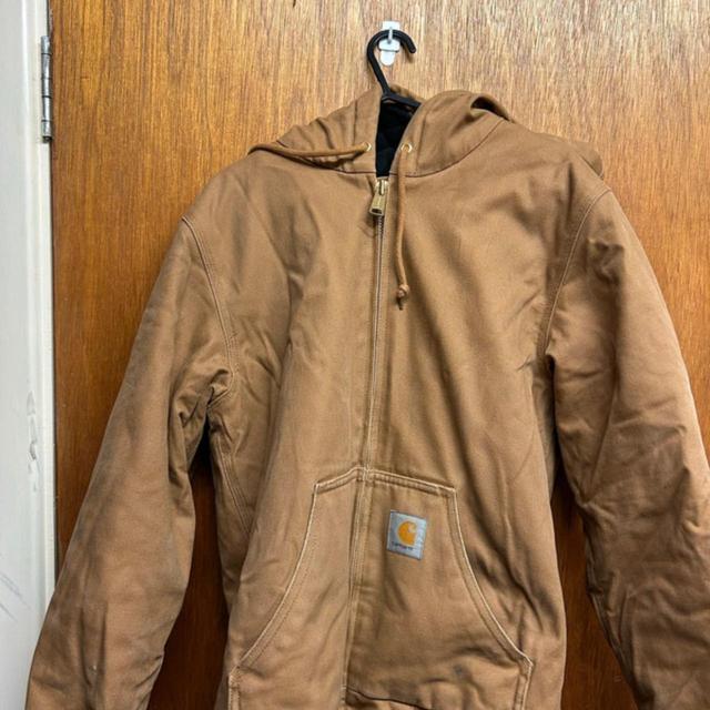 Carhartt Men's Casual Jacket - Tan/Brown - S on Productcaster.