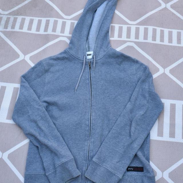 DKNY Women's Hoodie - Grey - S on Productcaster.