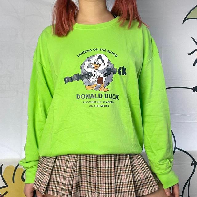 Women's Sweatshirt - Green - One size on Productcaster.