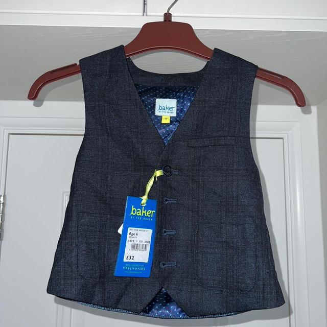 Ted Baker Kids' Waistcoat - Navy - 6 years on Productcaster.