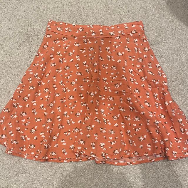 Hollister Co. Women's Skirt - Orange/Red - XS on Productcaster.