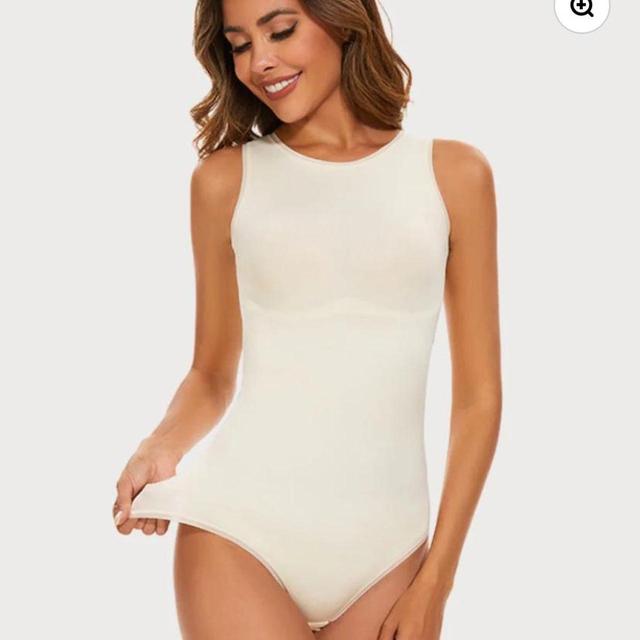 Women's Bodysuit - Cream/White - M on Productcaster.