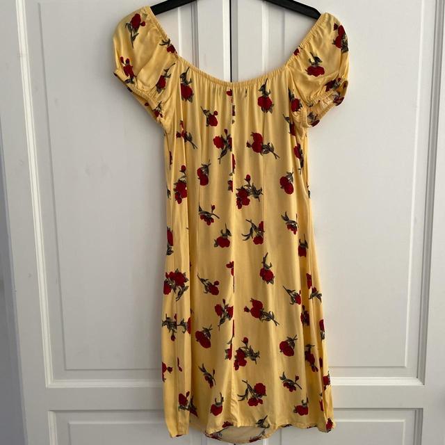 Motel Women's Dress - Yellow/Red - XXS on Productcaster.