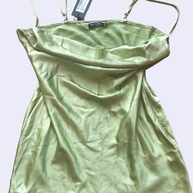 Nasty Gal Women's Slip Dress - Green - S on Productcaster.