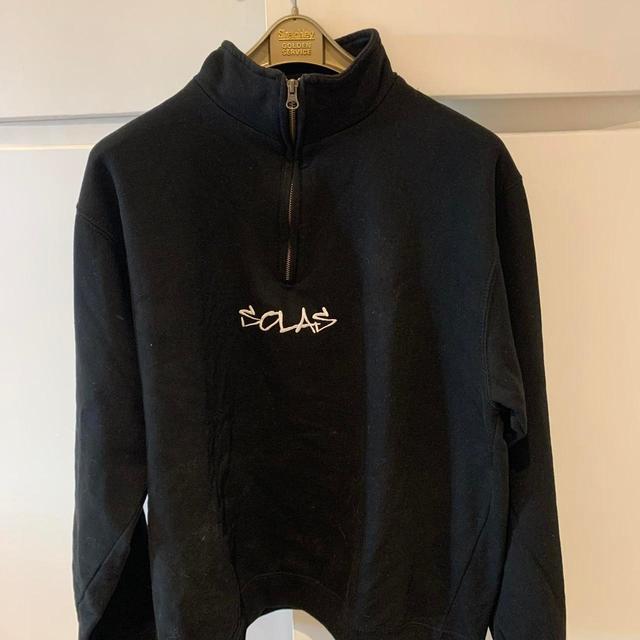 Men's Sweatshirt - Black - L on Productcaster.