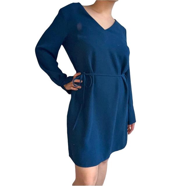 H&M Women's Mini Dress - Blue - 14 on Productcaster.