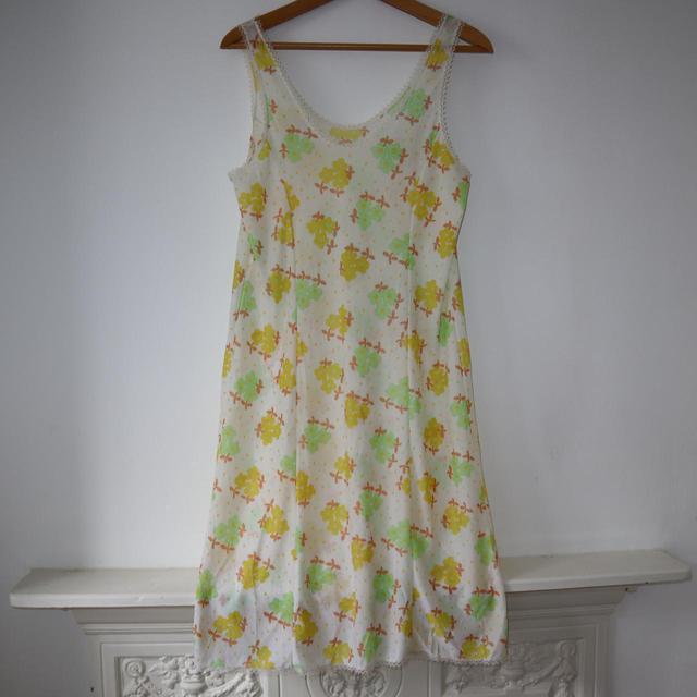 Vintage Women's Slip Dress - White on Productcaster.