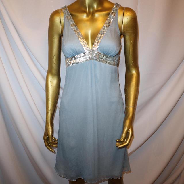 River Island Women's Dress - Blue - 14 on Productcaster.