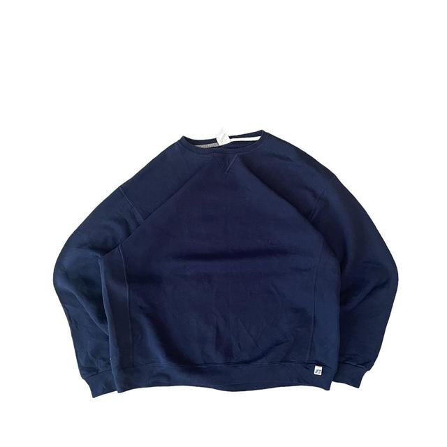 Russell Athletic Men's Sweatshirt - Navy - XL on Productcaster.