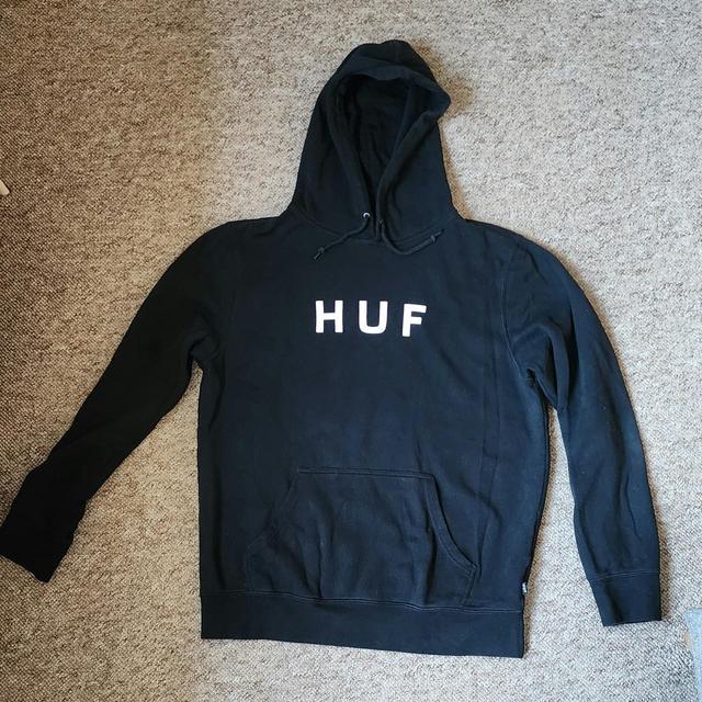 HUF Men's Hoodie - Black - L on Productcaster.