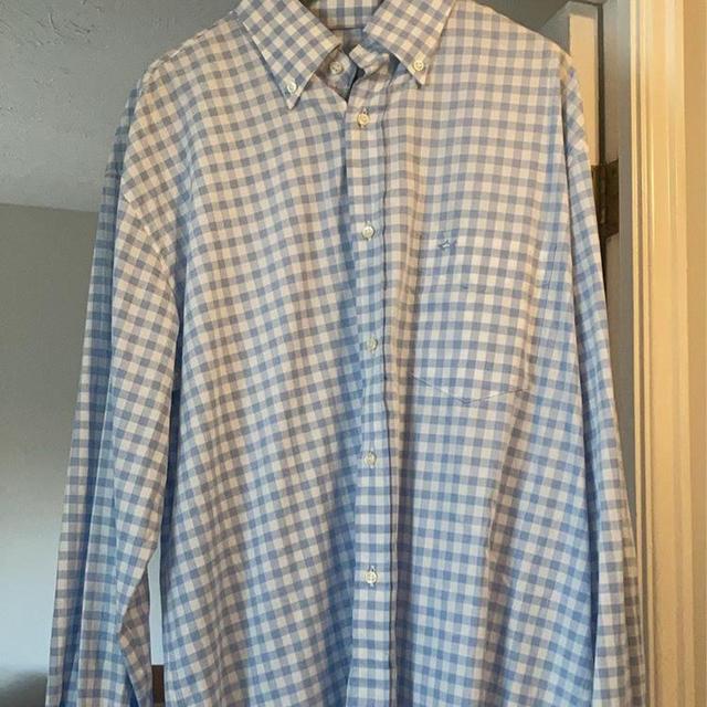 Paul & Shark Men's Shirt - Blue/White - XXL on Productcaster.