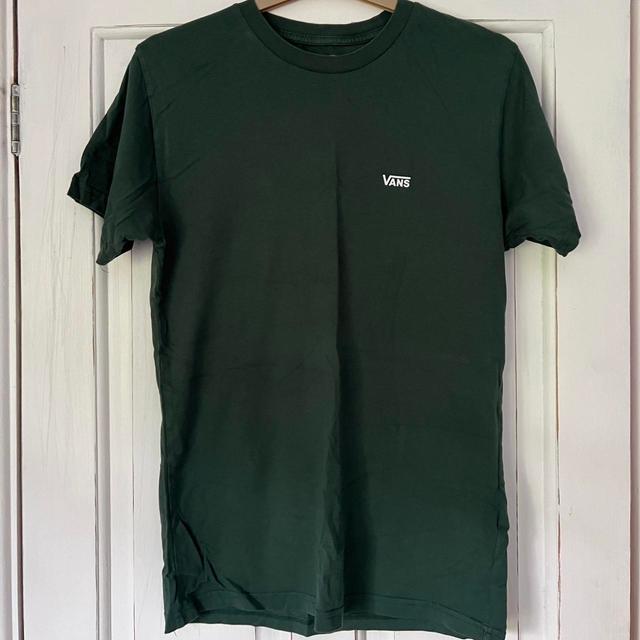 Vans Men's T-shirt - Green - S on Productcaster.