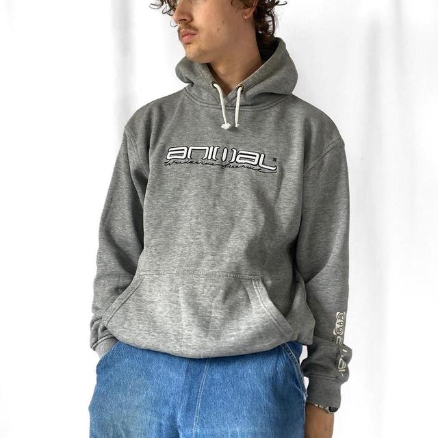 Animal Men's Hoodie - Grey - XL on Productcaster.