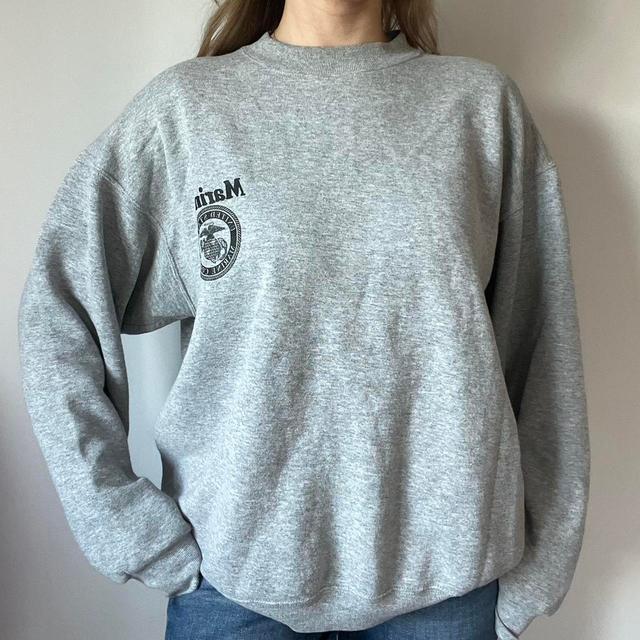 Fruit of the Loom Women's Sweatshirt - Grey/White - XL on Productcaster.