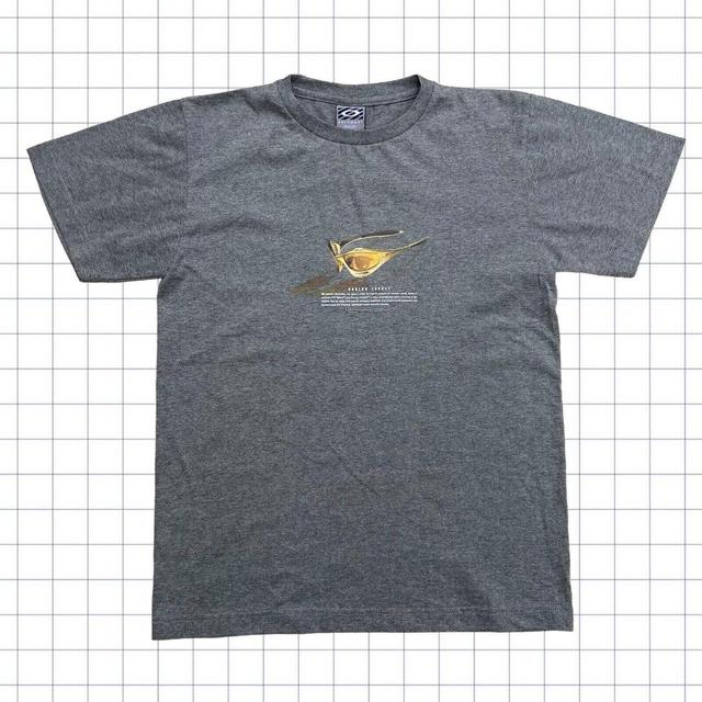 Oakley Men's T-shirt - Grey - M on Productcaster.