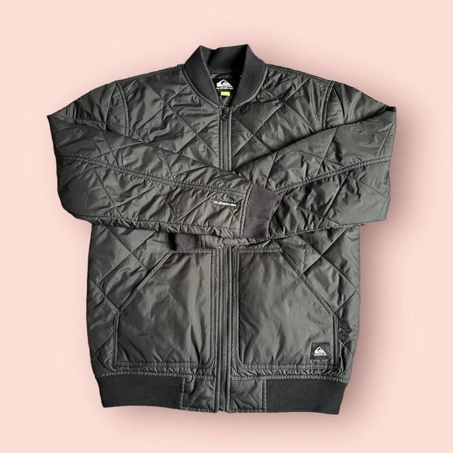 Quiksilver Men's Bomber Jacket - Black - S on Productcaster.