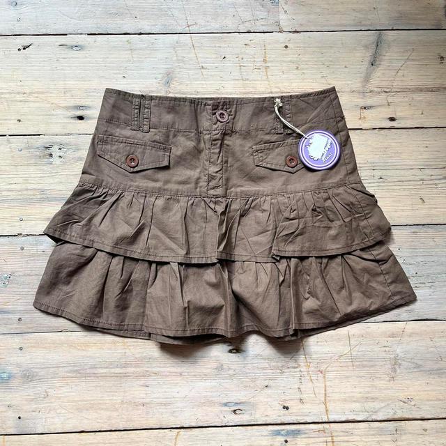 Deadstock Women's Skirt - Brown - UK 8 on Productcaster.