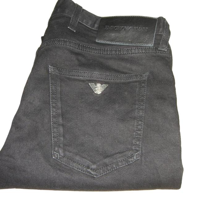 Emporio Armani Men's Slim Jeans - Black - 31" on Productcaster.