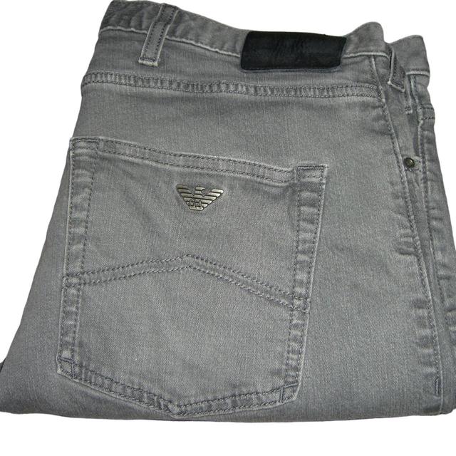 Armani Jeans Men's Slim Jeans - Grey - 36" on Productcaster.