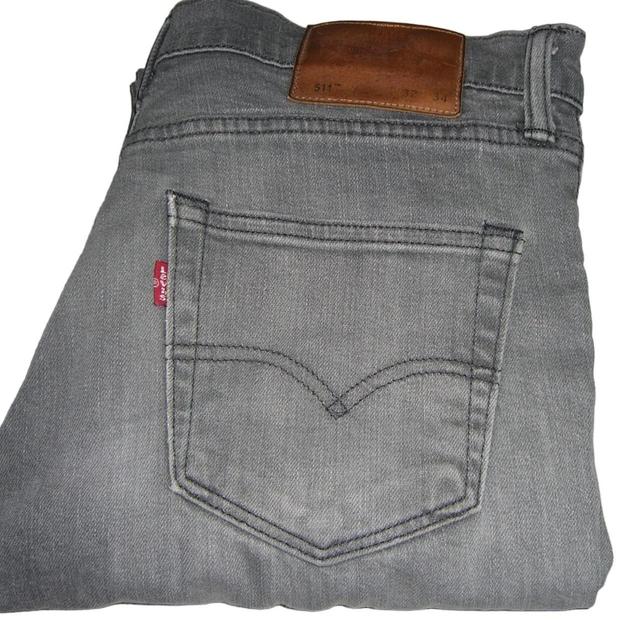 Levi's Men's Slim Jeans - Grey - 32" on Productcaster.